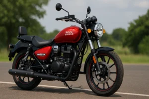 Royal Enfield Meteor 350 2025 model in new colours with updated design, cruiser stance and premium finish